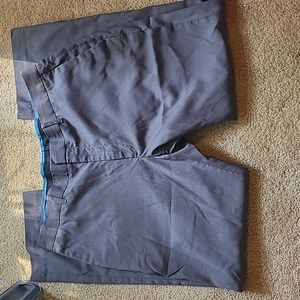 Axist Mens 36 x 30 classic gray super soft dress pants